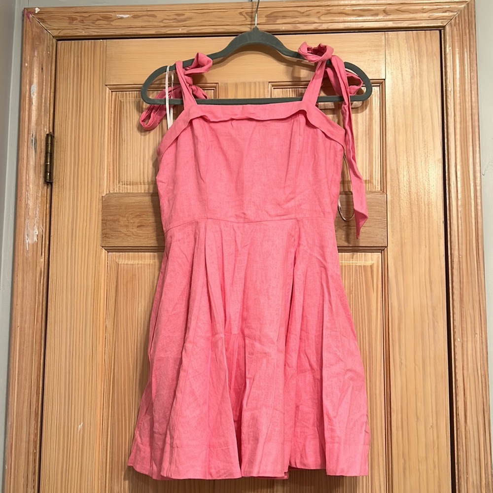 Lulu’s Pink A-Line Mini Dress - Picture 5 of 9